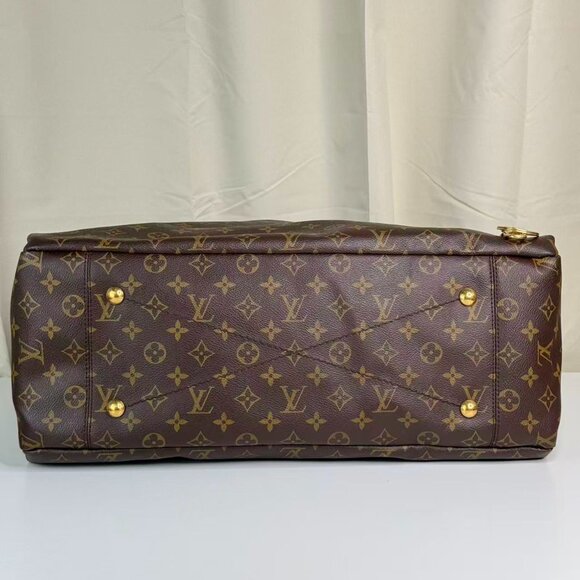 Louis Vuitton Monogram Canvas Artsy MM Shoulder Bag Tote with Brown Handle - Picture 5 of 9